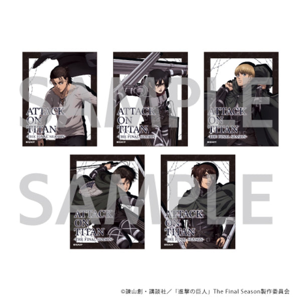 「進撃の巨人」キャラフレームカード01/ボックス(全5種)